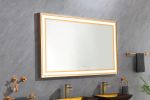 LTL needs to consult the warehouse address60*36 LED Lighted Bathroom Wall Mounted Mirror with High Lumen+Anti-Fog Separately Control