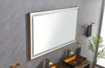 LTL needs to consult the warehouse address60*36 LED Lighted Bathroom Wall Mounted Mirror with High Lumen+Anti-Fog Separately Control